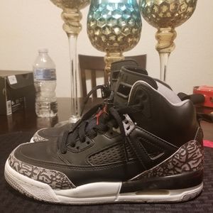 Nike Air Jordan Spizike Blk Cement Grey GS 317321